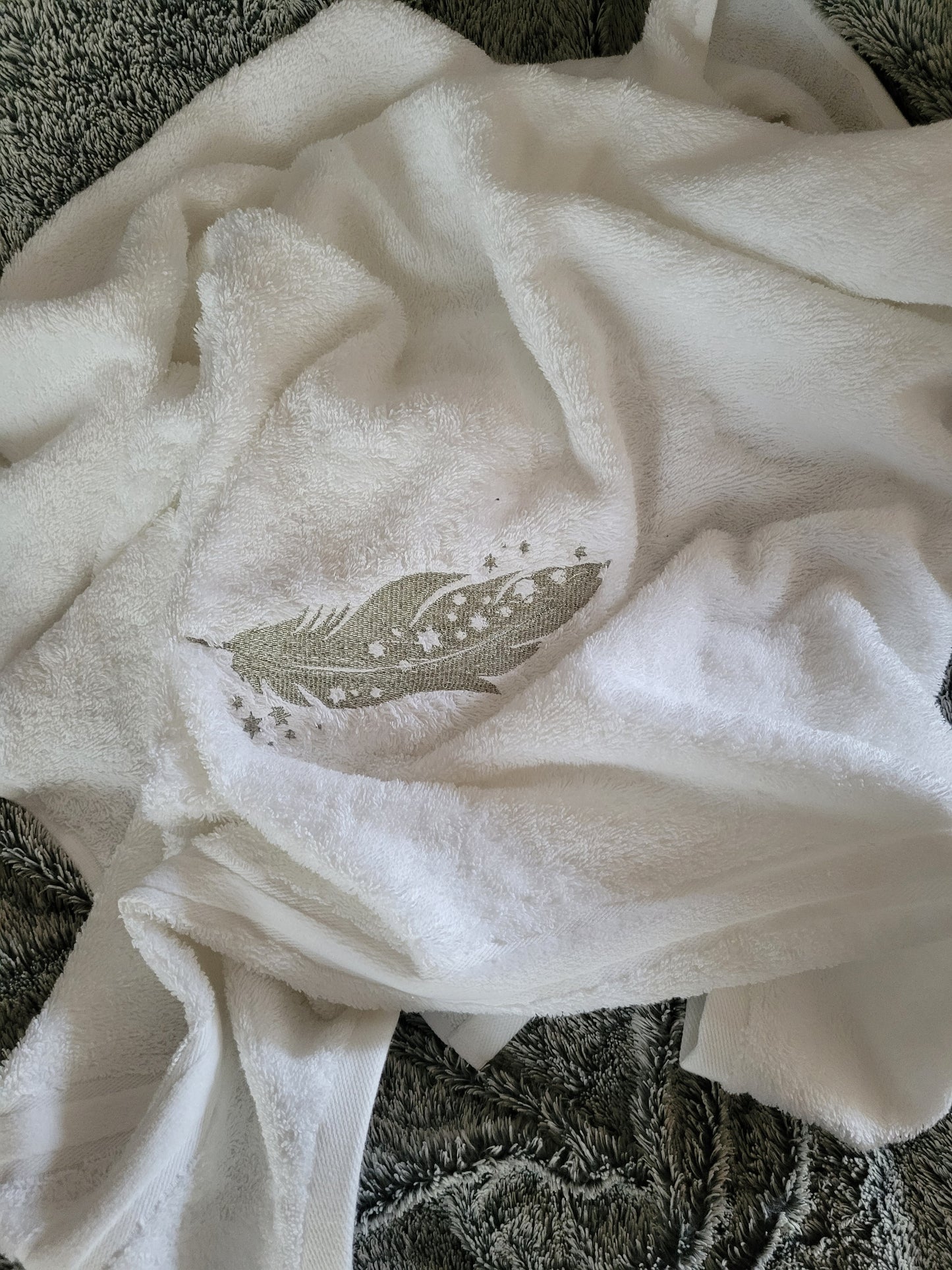 DD12 Drap de douche plume