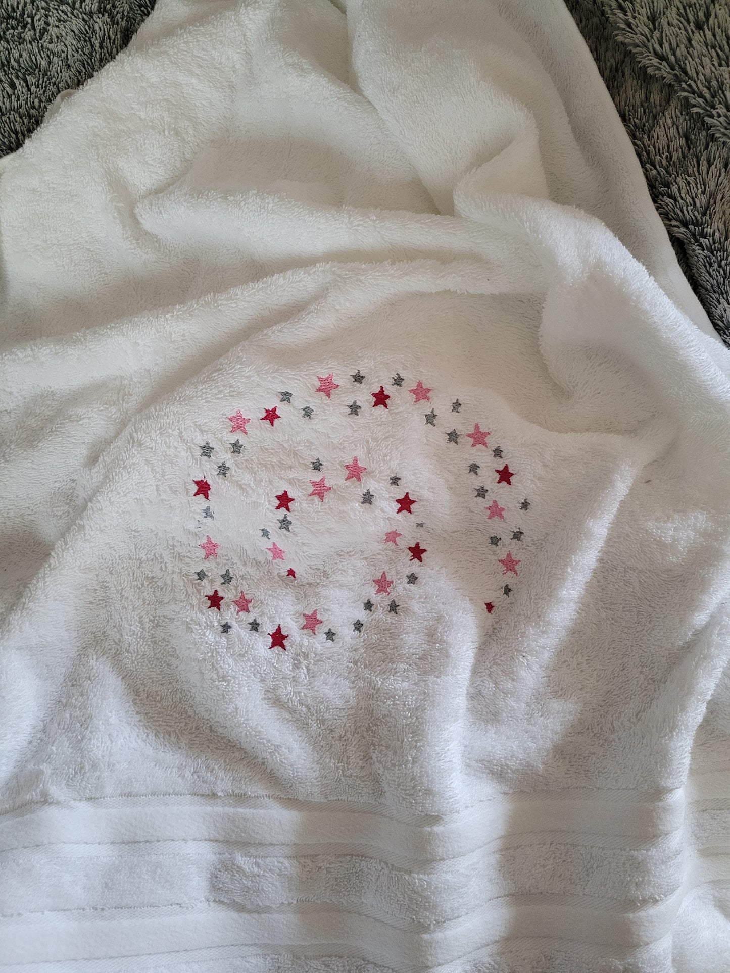 DD11 Drap de douche pluie d'étoiles