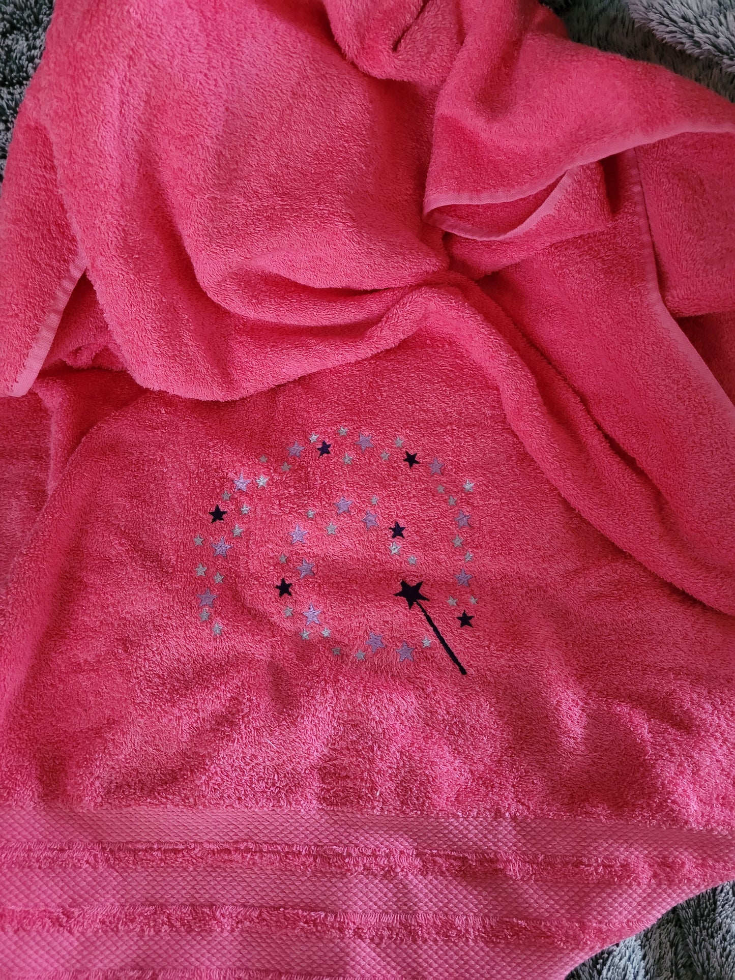 DD8 Drap de douche pluie d étoiles
