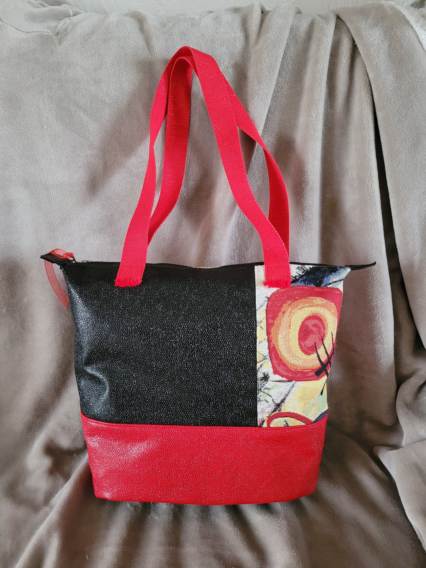 S22 SOLDE Sac ton rouge et noir