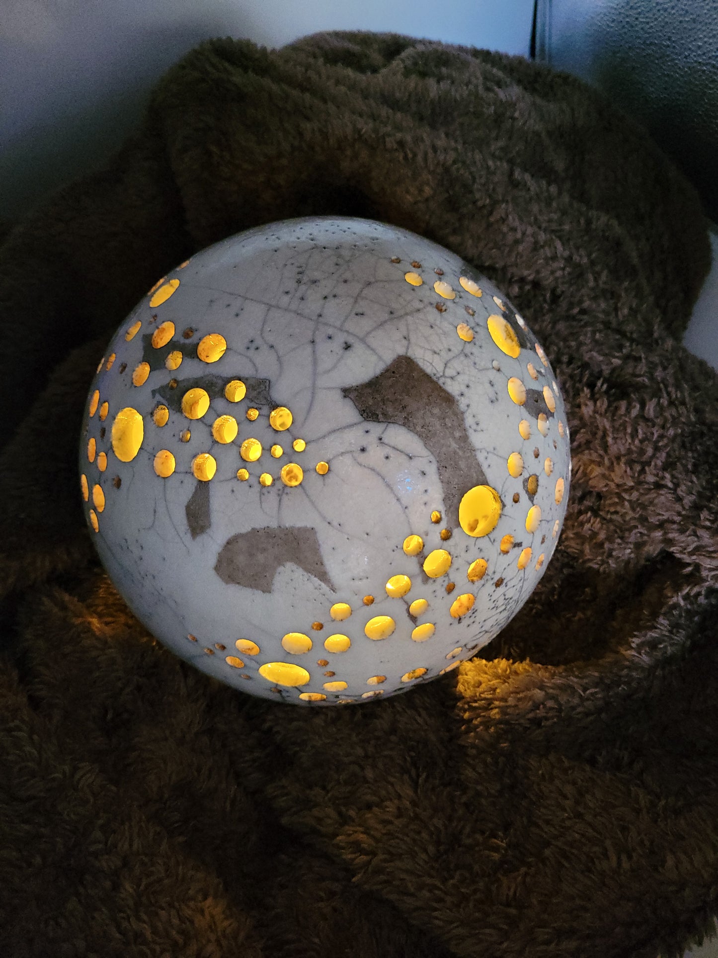 Boule lumineuse raku BL1