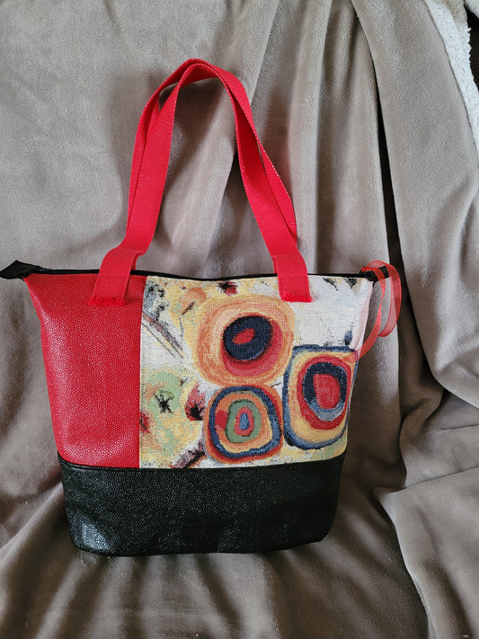 Sac ton rouge et noir  S22