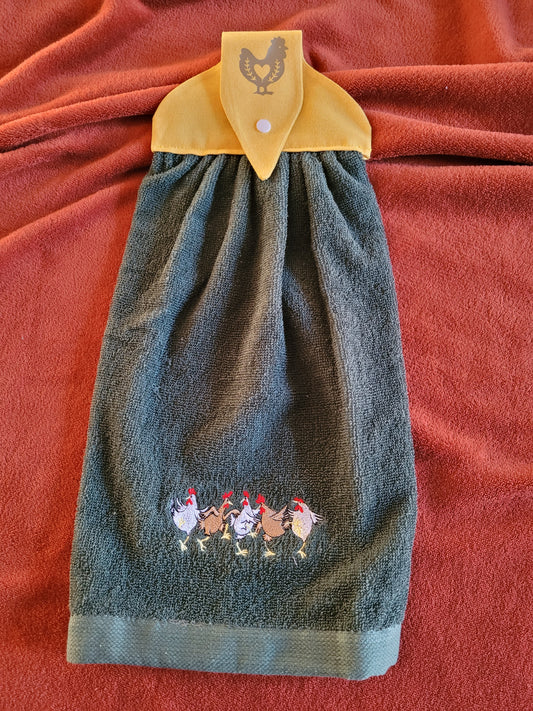 PTEM18 Essuie main de Pâques🐔