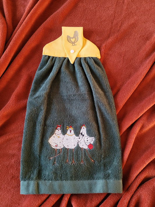 PTEM15 Essuie main de Pâques🐔