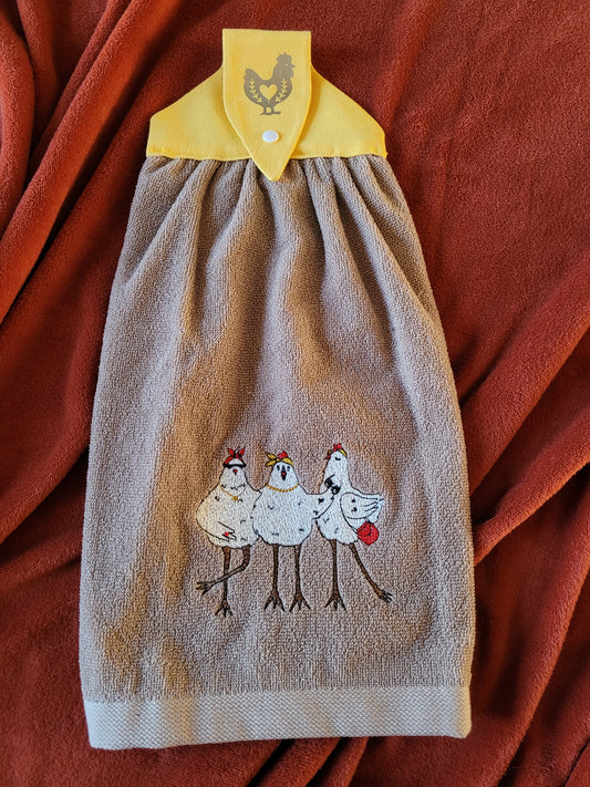 PTEM14 Essuie main de Pâques🐔