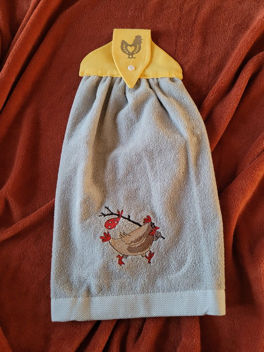 PTEM7 Essuie main de Pâques🐔