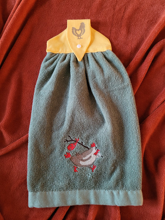 PTEM8 Essuie main de Pâques🐔